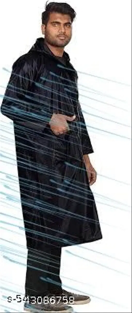 Polyester Solid Raincoat for Men/women, Multicolour (S)