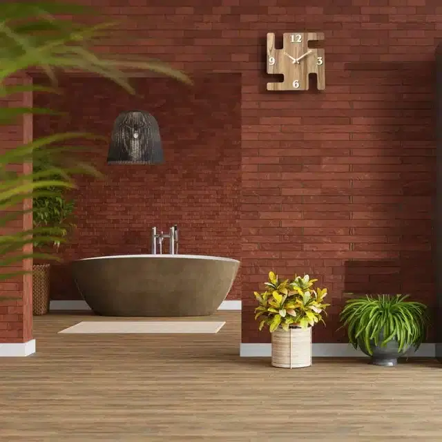 Designer Wooden Wall Clocks, Brown