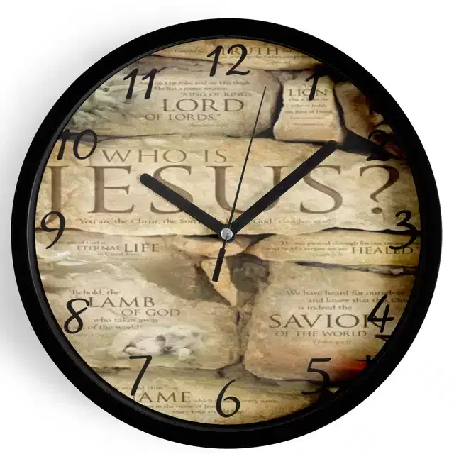 Analog Wall Clock, Multicolor, 7 inches