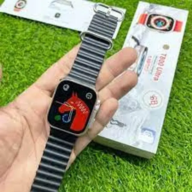 T800 Smart Watch for Men & Women, Black