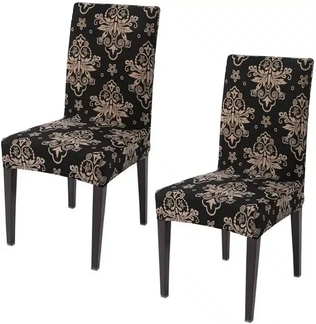 Polycotton Chair Cover, Multicolor, Pack of 2