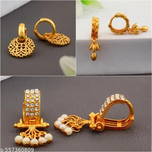High Quality Earrings/Studs/Bali Combo