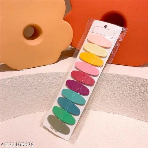 Everyday Hair Pins for Women (Multicolor, 3 Pcs)