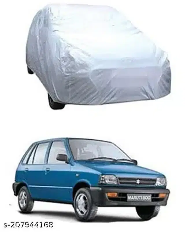 Taffeta Waterproof Car Cover for Maruti Suzuki 800, Multicolor