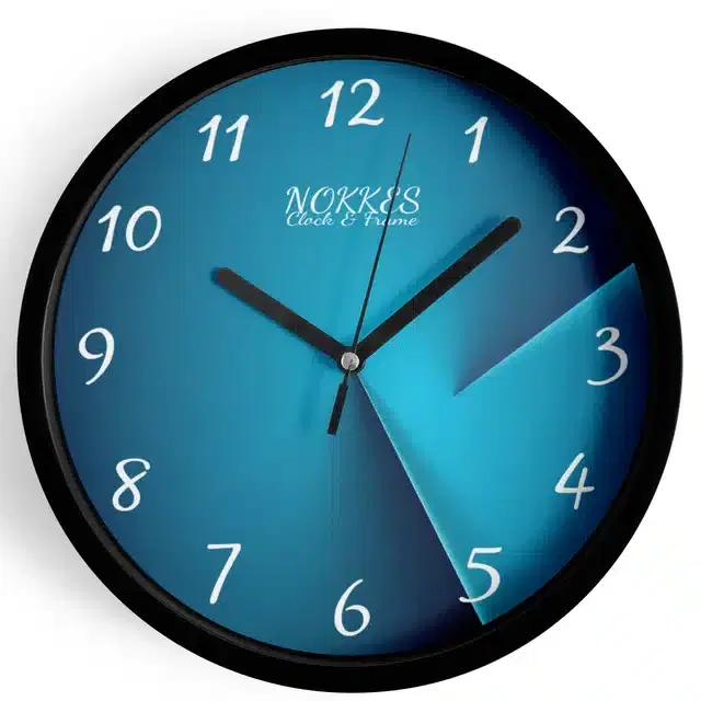 Plastic Printed Wall Clock, Multicolor, 7 Inches