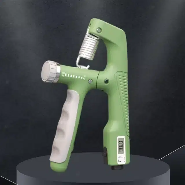 Adjustable Spring Hand Gripper, Green, 1 Pc