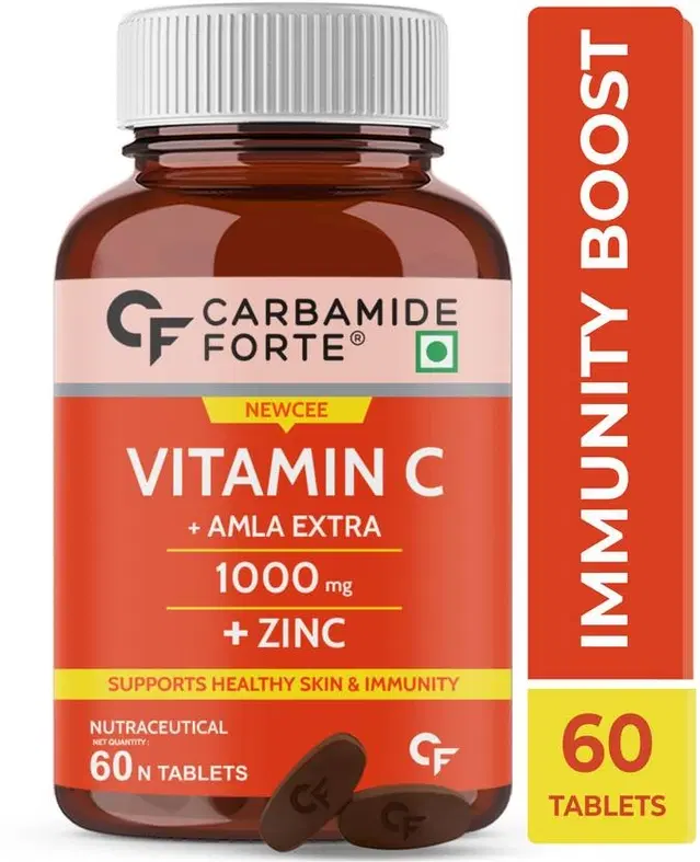 CARBAMIDE FORTE Vitamin C Tablets for skin 1000mg, 60 Tablets