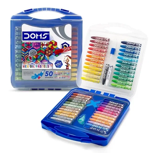 Doms 50 Shades Hax Oil Pastel With Case [Multicolor]