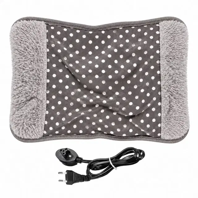 Velvet Electric Hot Water Bag Assorted Color Without Water/Gel