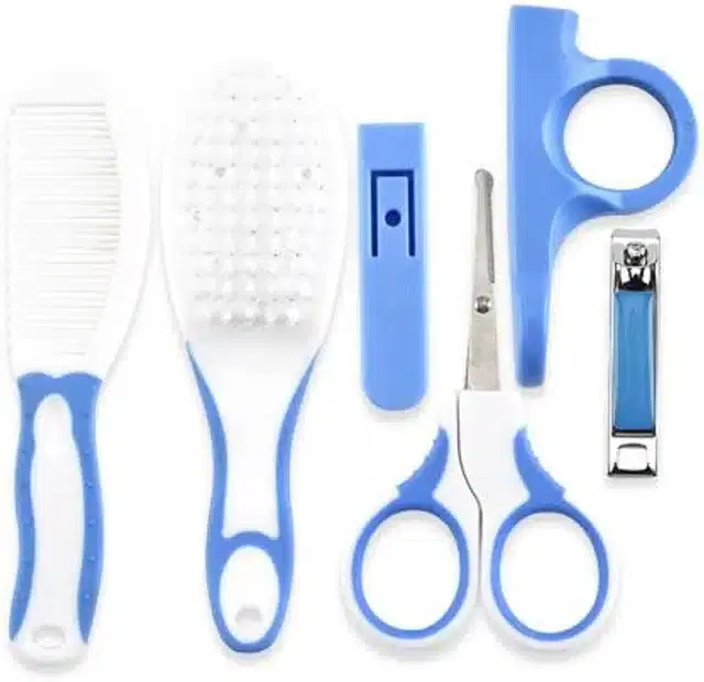 Manicure & Pedicure Kit for Kids, Blue & White, Set of 6