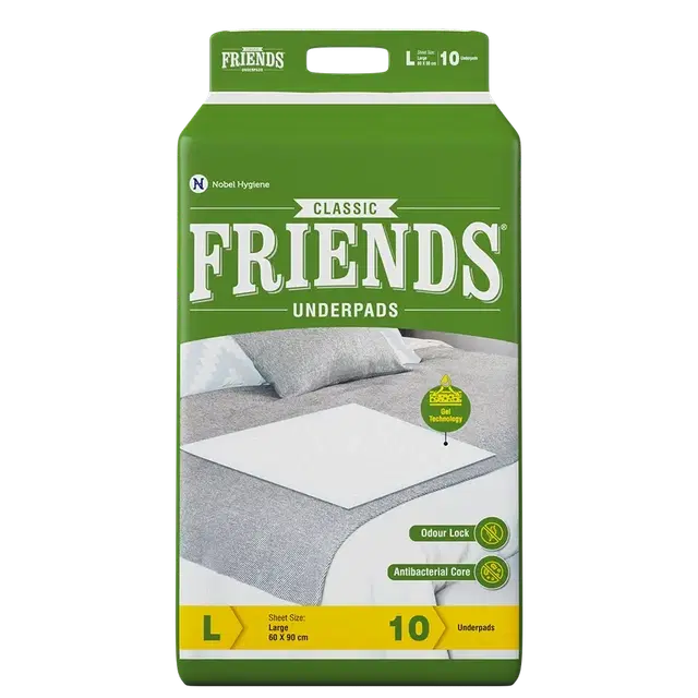 Friends Classic Under Pads (Large) 60X90cm 10 Pc