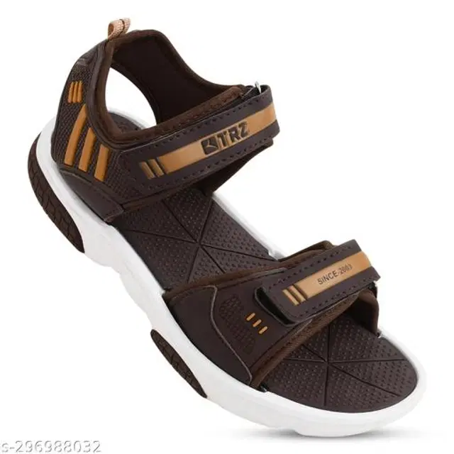 Floaters for Men (Brown & White, 6)