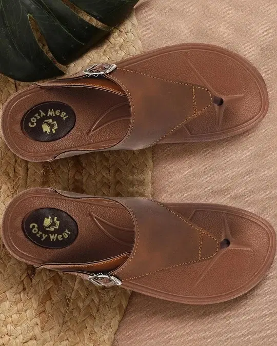 Slippers for Women (Tan, 5)