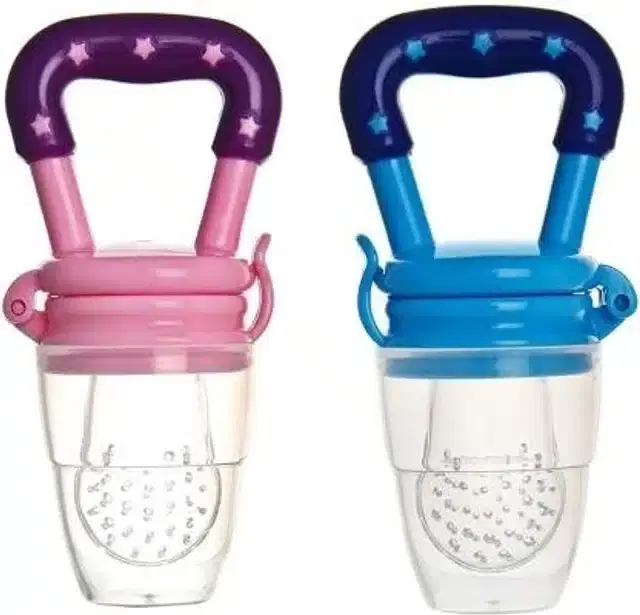 Silicone Fruit Feeders for Kids, Multicolor, Pack of 2