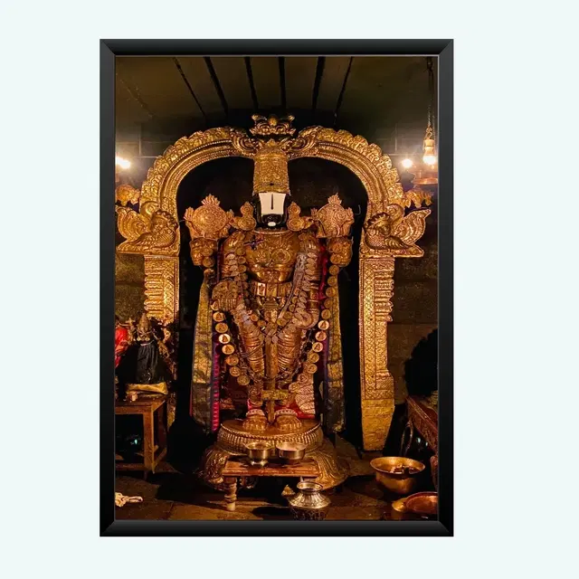 Polyester Photo Frame, Black, 5x7 inches