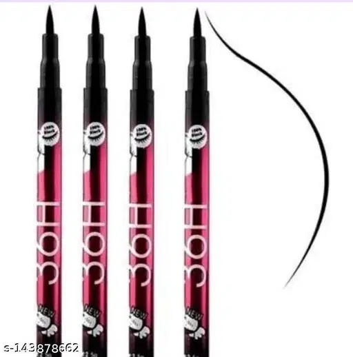 36H Sketch Eyeliner, Black, Pack of 4