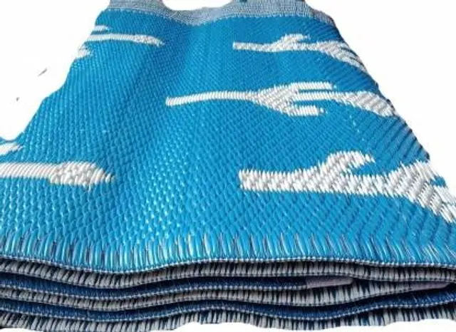 Plastic Chatai for Home, Multicolor, 4x6 Feet