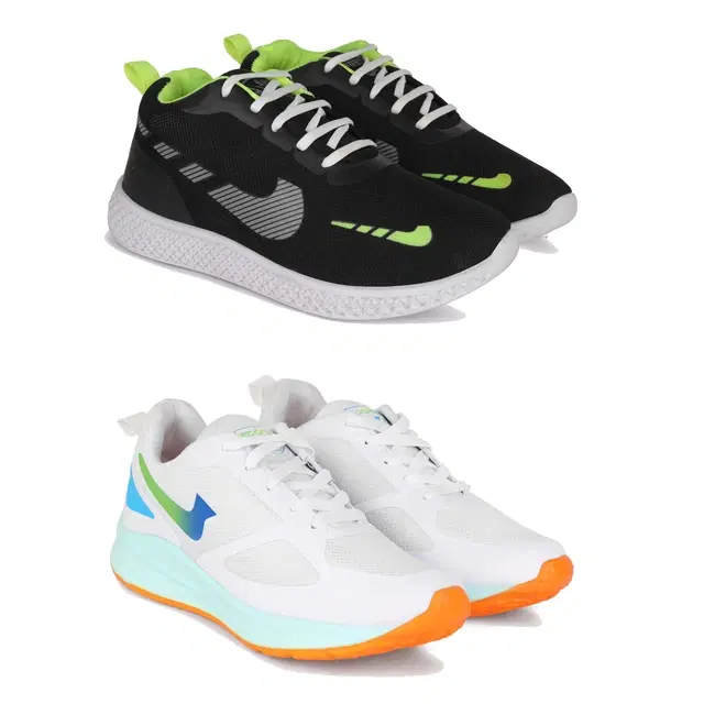 Sports Shoes for Men, Multicolor, Pack of 2 (6)