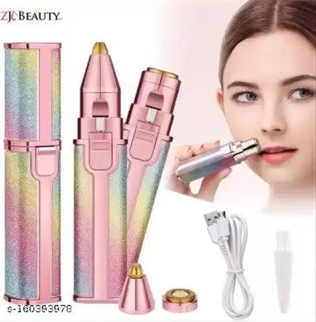 2 in 1 Eyebrow Trimmer, Multicolor