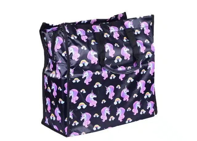 Canvas Vegetable Shopping Bag, Black