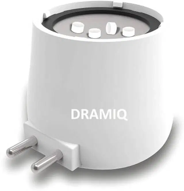 Dramiq Camphor Diffuser/Kapoor Dani Cum Night Lamp Aroma Diffuser & Night Lamp Plastic Incense Holder, White