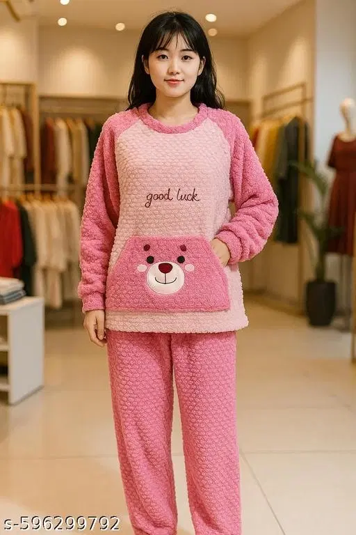 Casual Nightdress for Women (Multicolor, L)