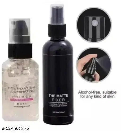 Professional Makeup Primer With Makeup Fixer