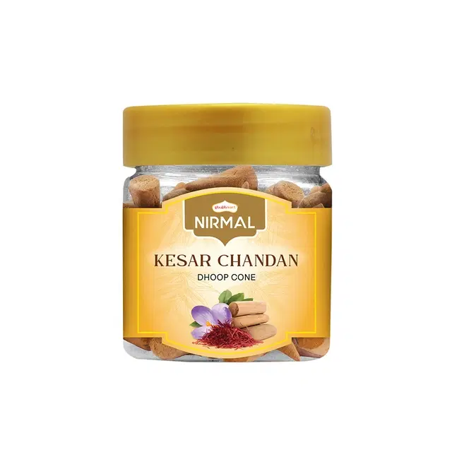 Nirmal Kesar Chandan Dhoop Cone - 60 N