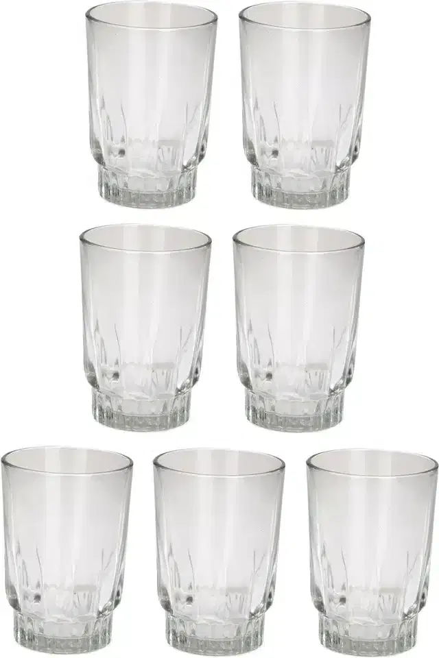 Liquor cum Cocktail Glasses, Transparent, 200 ml, Pack of 7
