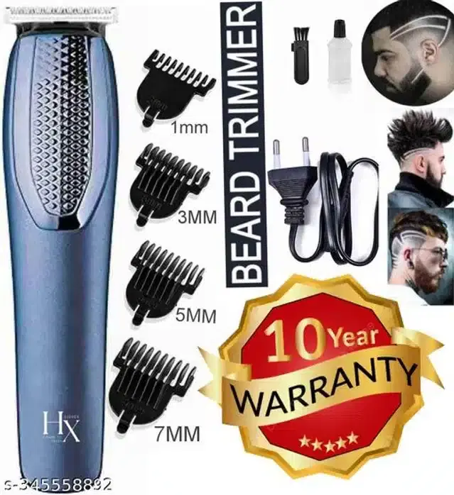 Rechargeable Trimmer for Men, Blue
