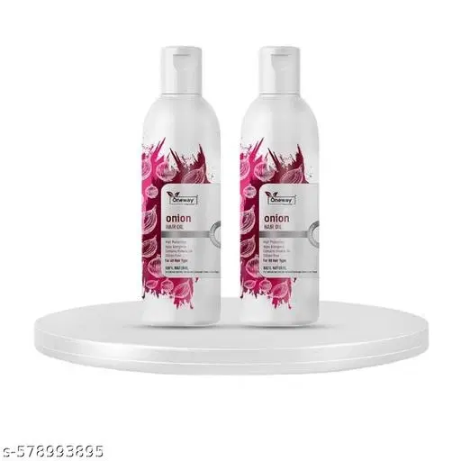 Oneway Happiness Herbal Onion Hair Oil, Pack of 2 (200 ml)