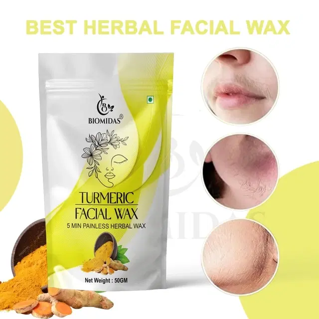 Biomidas Turmeric Facial Wax Powder, 50 g