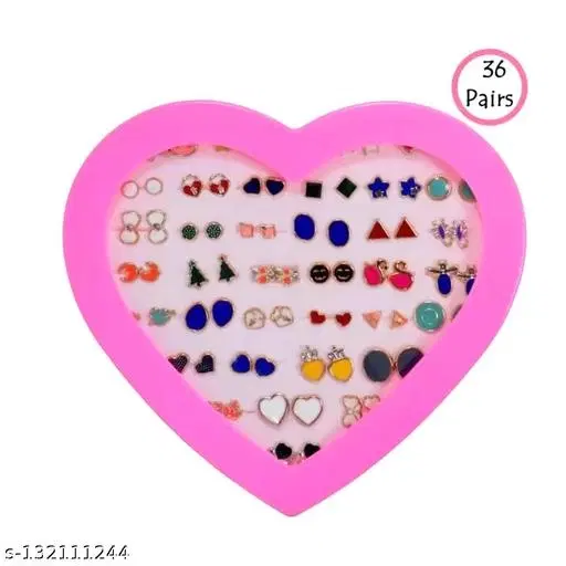 Multicolor Earrings & Studs for Women (Multicolor, 1 Pc)