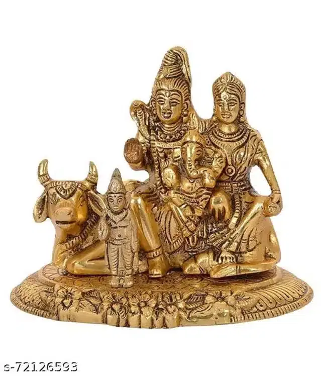 Metal Shiv Parivar Idol, Bronze