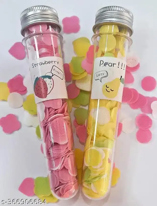 Paper Soap Strips, Pink & Yellow, Pack of 2