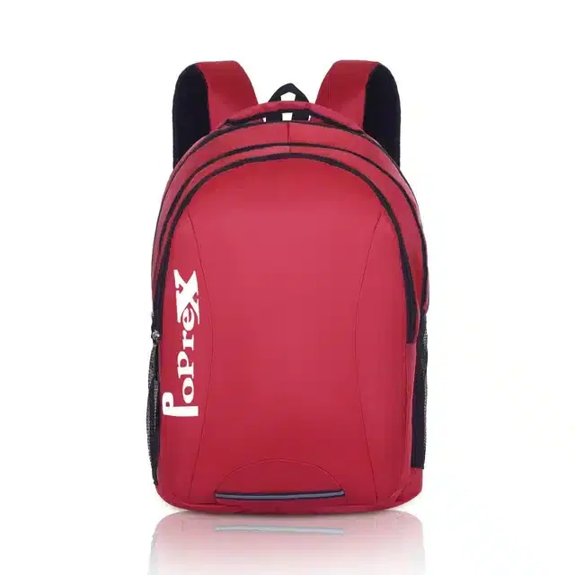 Unisex Polyester Backpack (Red, 36 L)