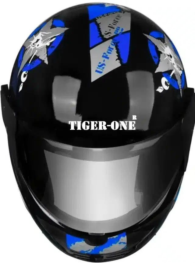 Full Face Bike Helmet for Men & Women, Black, M