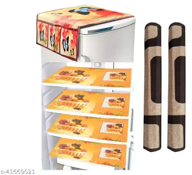 Fridge Cover Set, Multicolor, Set of 7