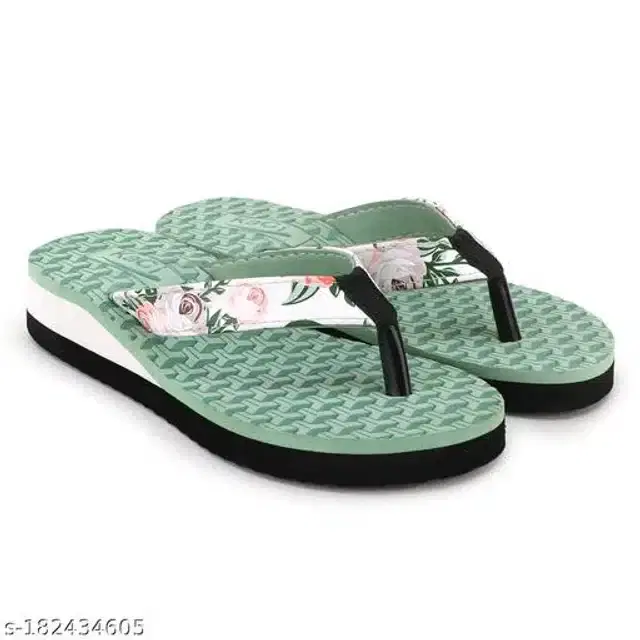 Slippers for Women (Sea Green, 7)