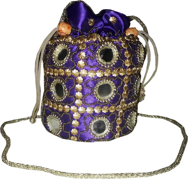 Non Woven Handcrafted Potli, Multicolor