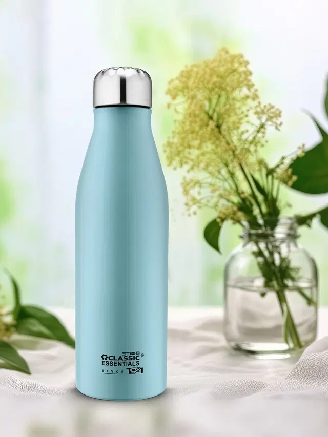 Stainless Steel Water Bottles, Sky Blue, 1000 ml