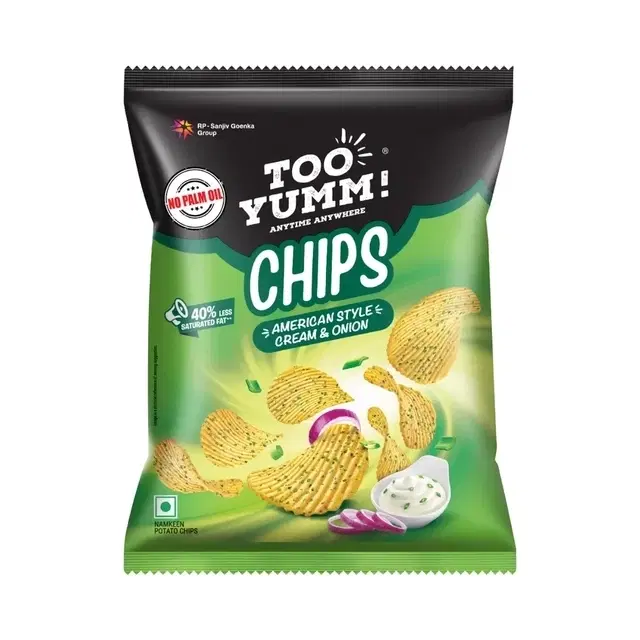 Too Yumm! American Style Cream & Onion Chips 33 g