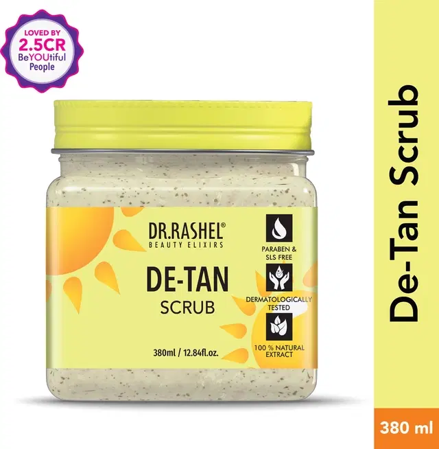 Dr.Rashel Beauty Elixirs De-Tan Face & Body Scrub 380 ml