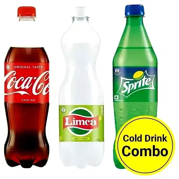 Cold Drink Combo (Coke 740 ml + Limca 740 ml + Sprite 740 ml)