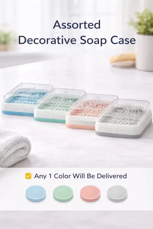 Assorted Decorative Soap Case dishes with lids