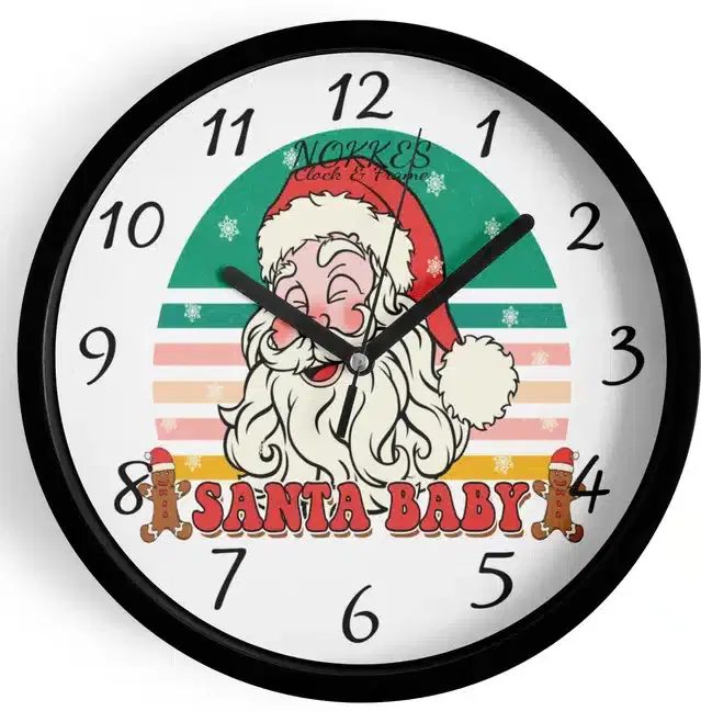 Christmas Analog Watch for Home, Multicolor, 7 Inches