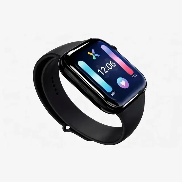 SWISS MILITARY Ankaa7i Bluetooth Calling HD Display Smartwatch (Black Strap, 1.69 inch)