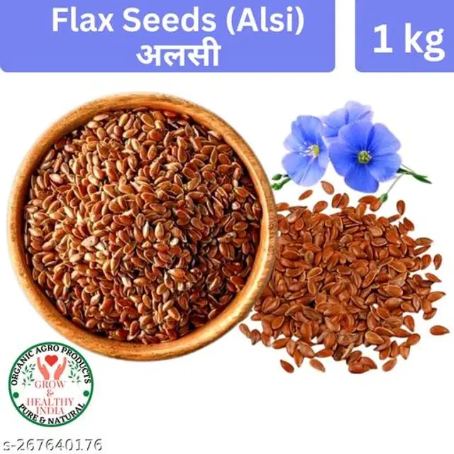 Organic Flax Seeds, 1000 g