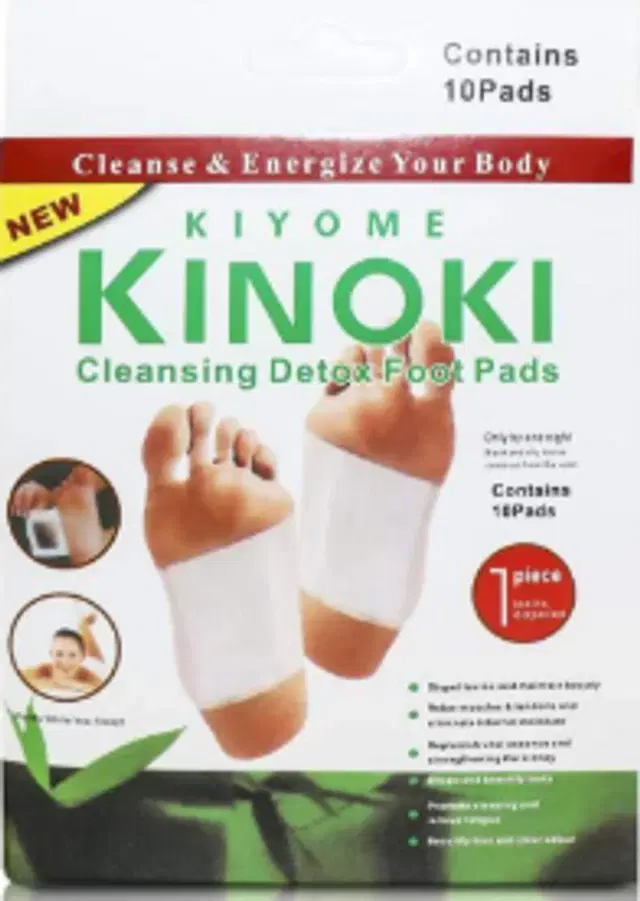 Kinoki Stress Relief 10 Pcs Foot Heat Patches Pads, Set of 1