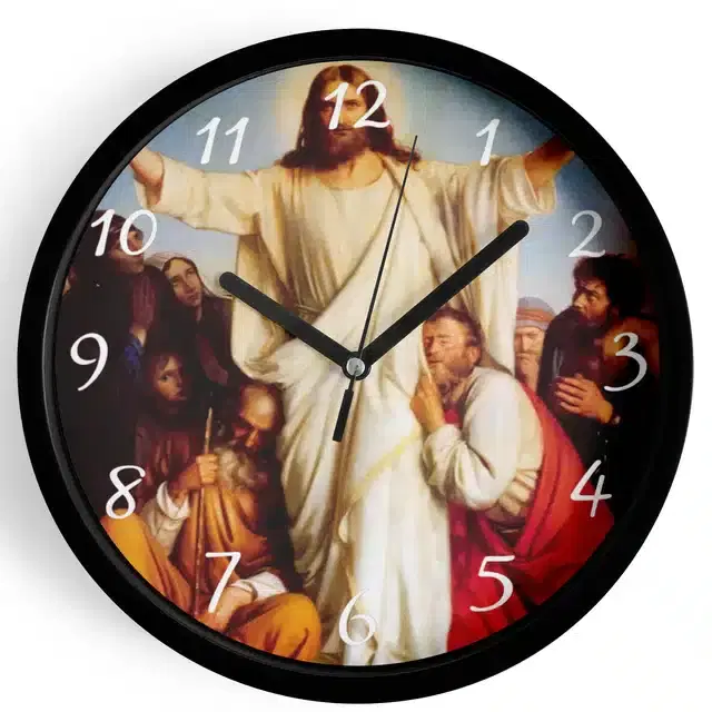 Analog Wall Clock, Multicolor, 7 inches